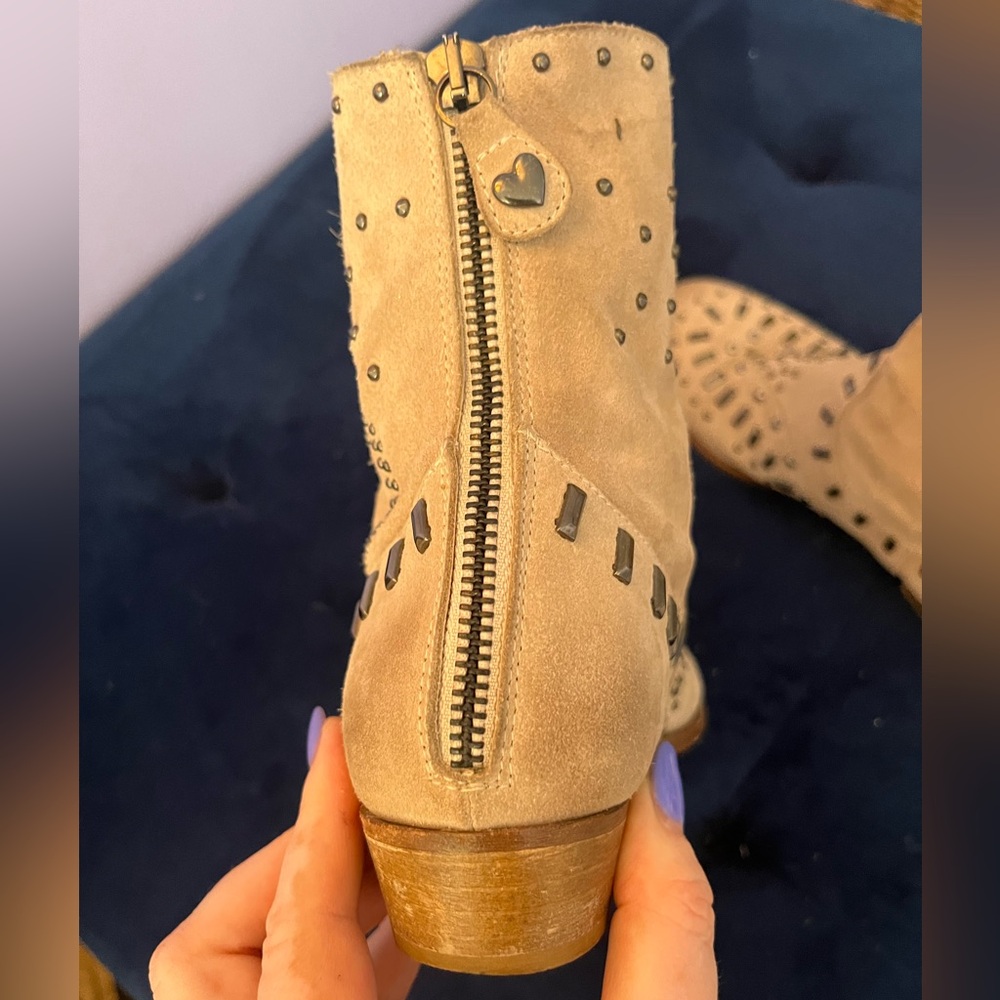 TWIN-SET SIMONA BARBIERI Western Studded Booties - Picture 13 of 13